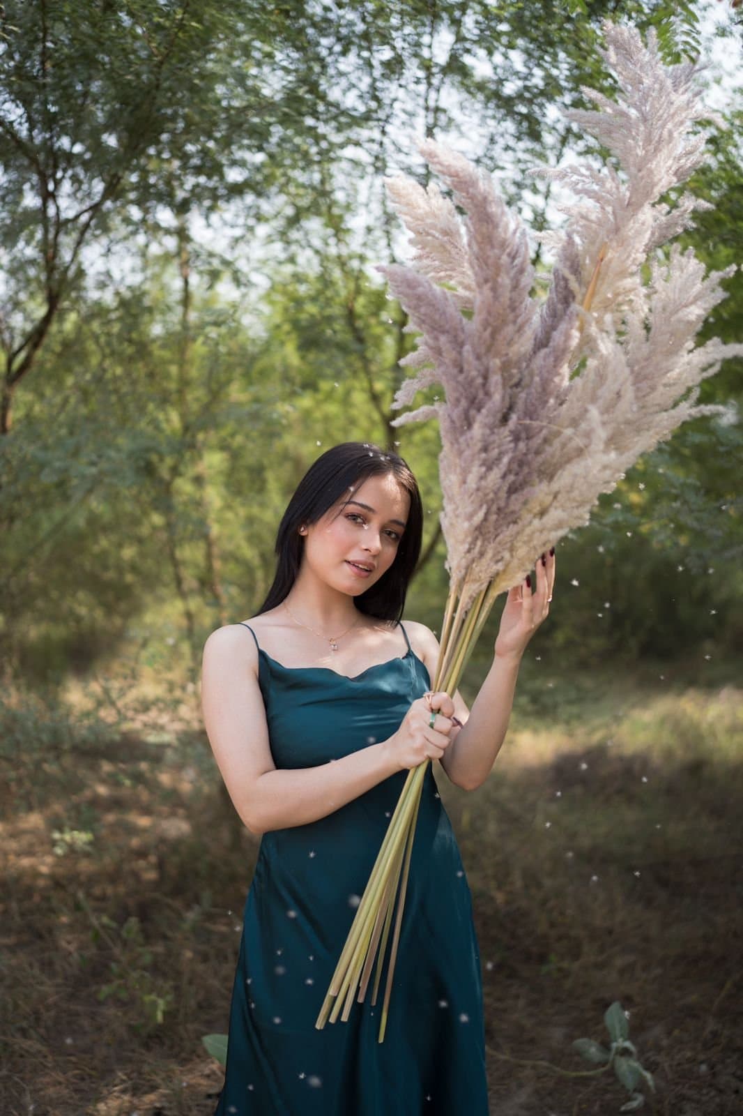 Peridot Green Silk Slip Dress – image 3