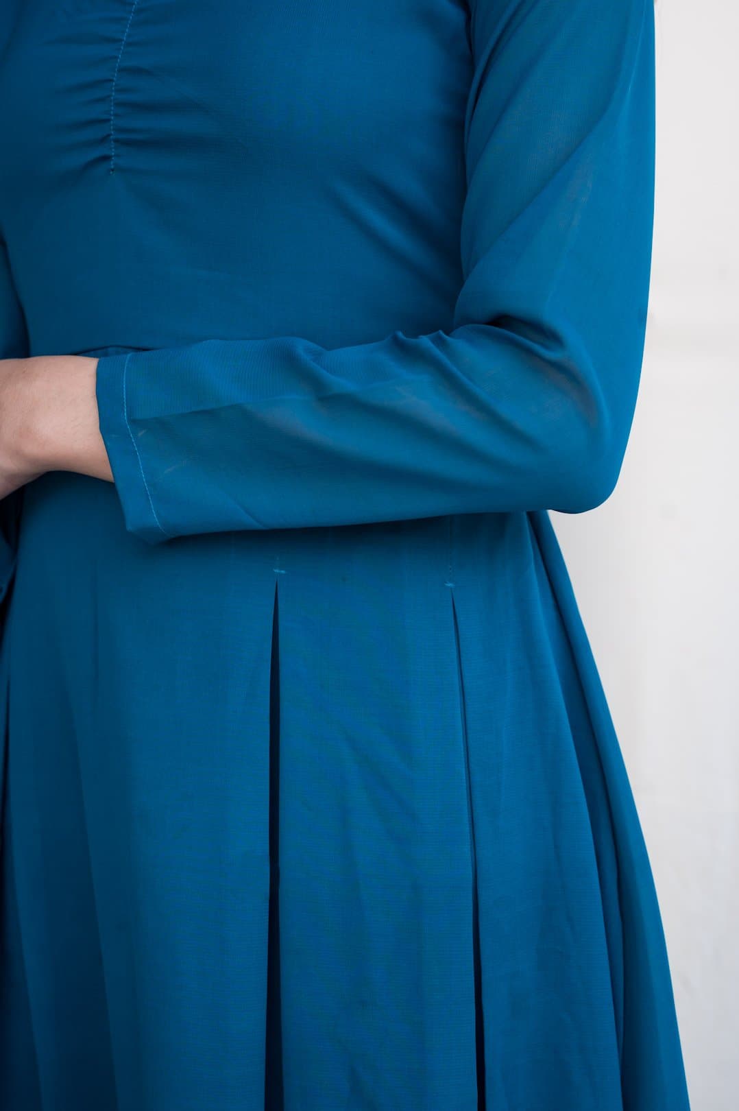 Serene Teal Blue Dress – image 4