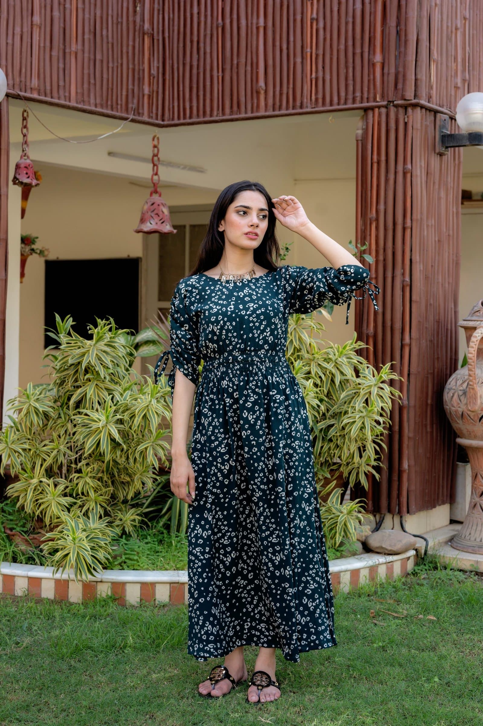Tropical Gardenia Dress