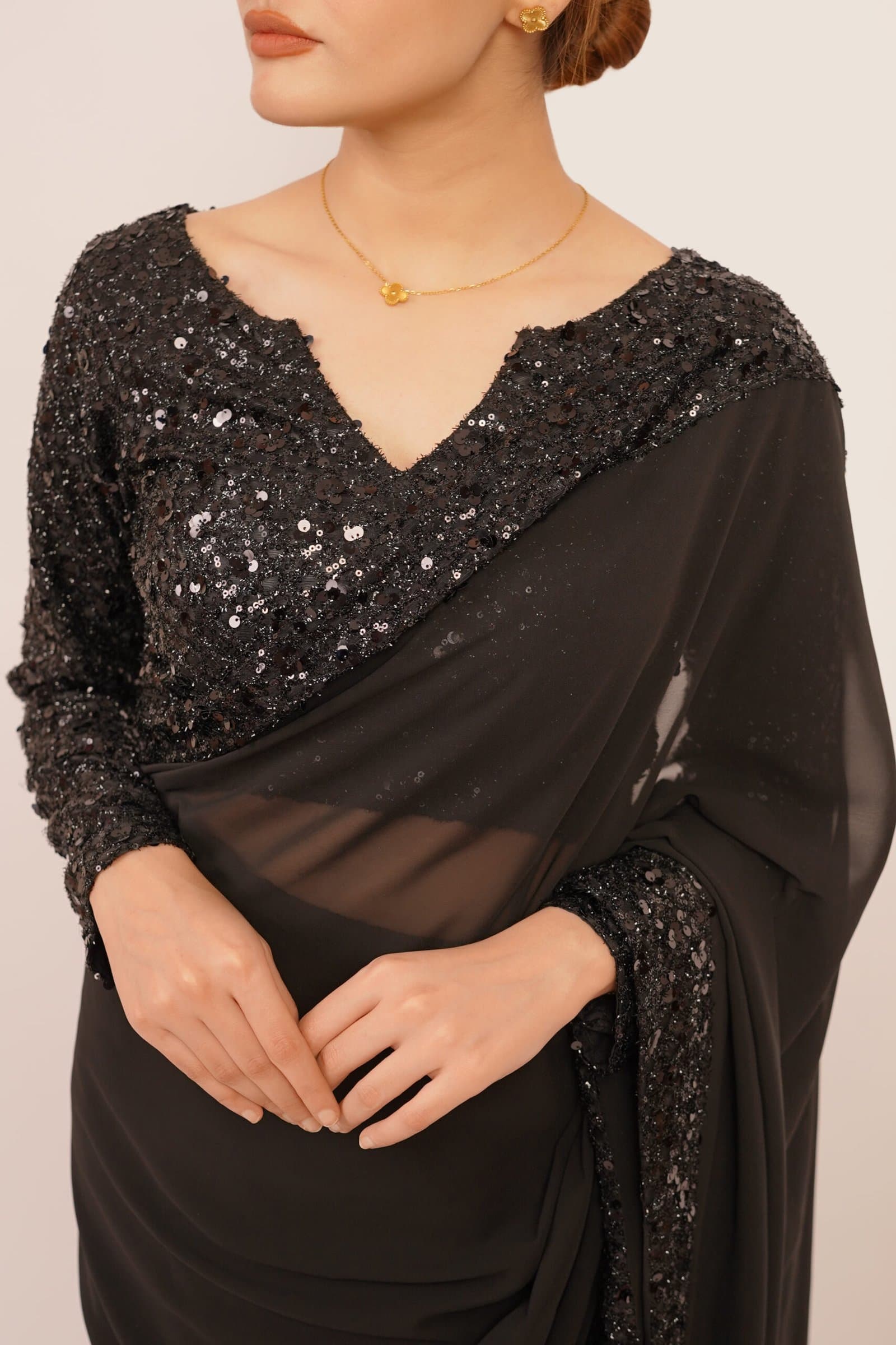 Starry Sparkle Saree – image 3