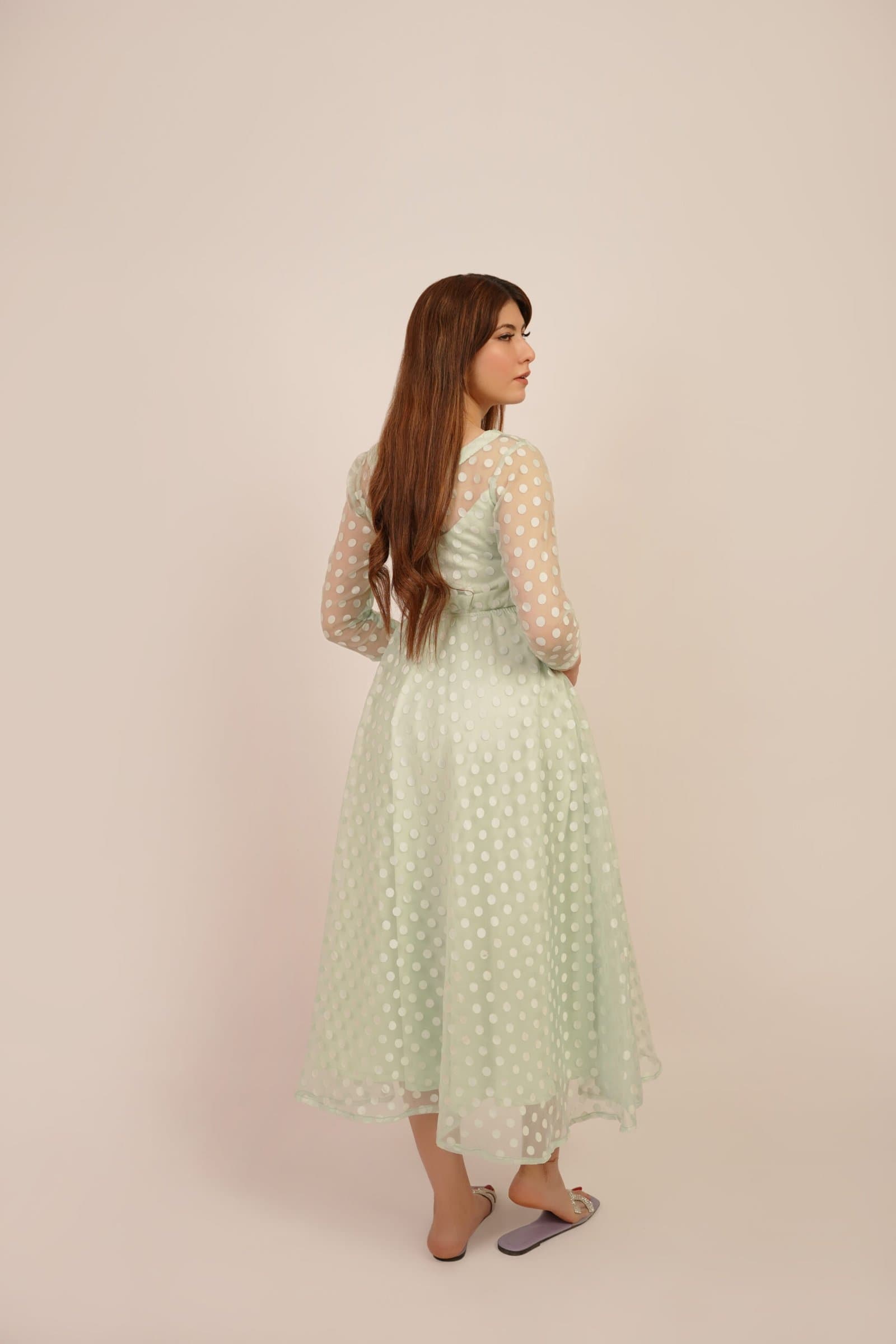 Minty Polka (Dress) – image 5
