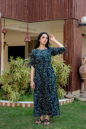 Tropical Gardenia Dress