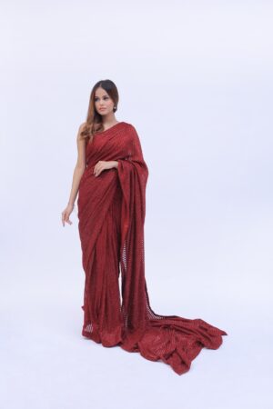 Royal Crimson Saree