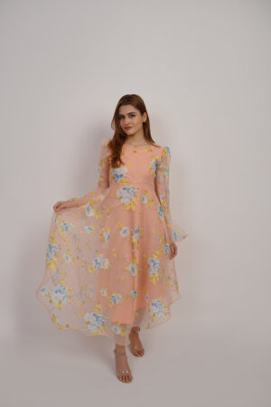Floral Peach Punch (Dress)